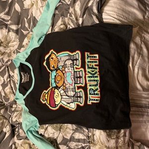 It’s a long sleeve shirt and it’s black